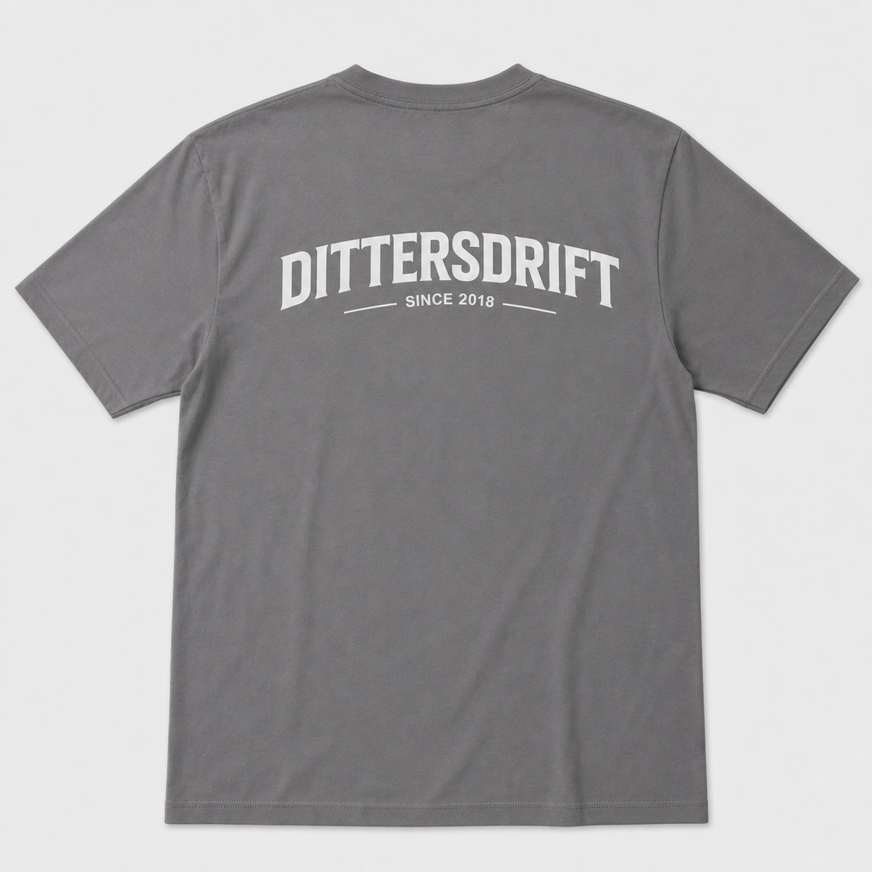 DITTERSDRIFT T-Shirt „Live Fast – Drift Hard“ Grey Edition