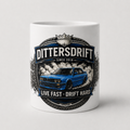 DITTERSDRIFT Tasse  Live Fast · Drift Hard