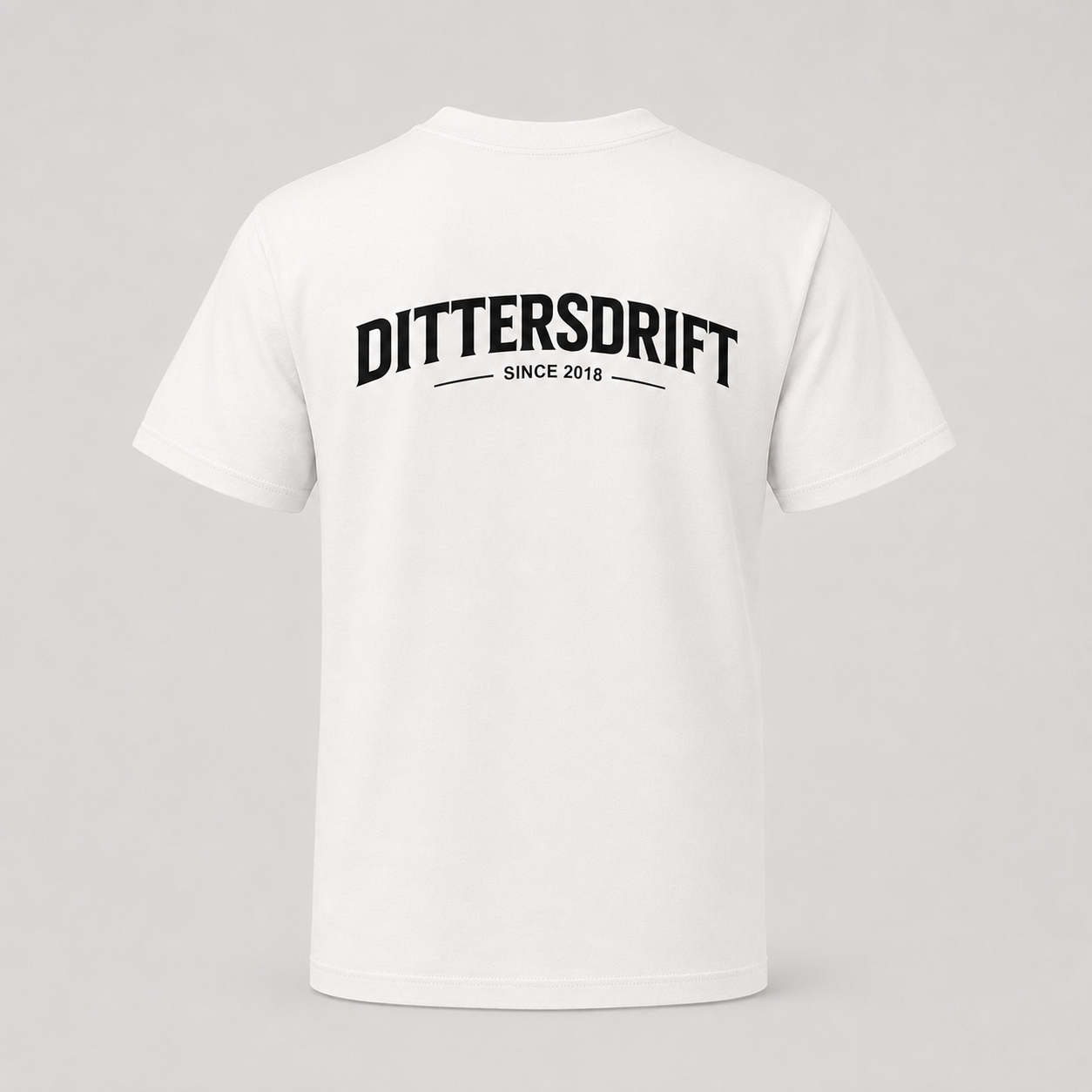 DITTERSDRIFT T-Shirt „Live Fast – Drift Hard“ White Edition